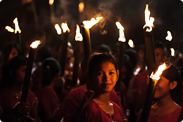 Het Nyepi festival, Bali