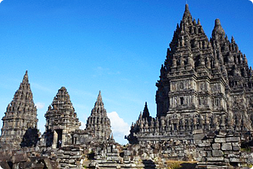 Shiva tempel in het Prambanan complex, Java