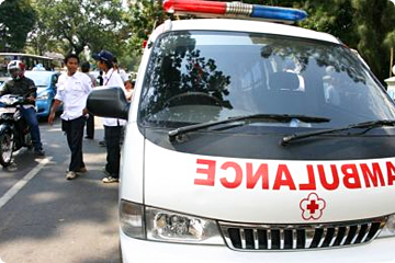 Ambulance in Indonesië