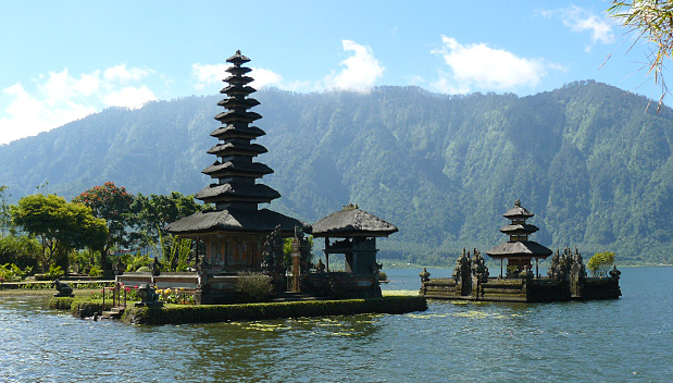 Ulun Danu tempel op Bali