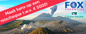 Boek een reis naar Indonesië en maak kans op een reischeque van €5000!