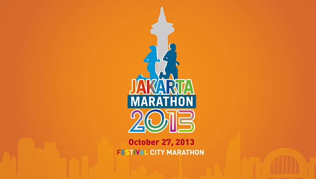 Marathon in Jakarta op 27 oktober 2013